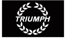 Triumph Fahne Flagge Banner Auto Motorrad 90 x 150 cm Typ 3 | NEU