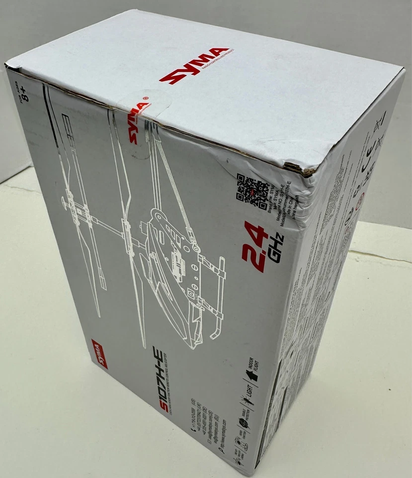 Syma S107H-E RC Helicóptero 2.4-GHz 3.5 Canales Función Hover con Controlador Rojo Foto 2 de 4