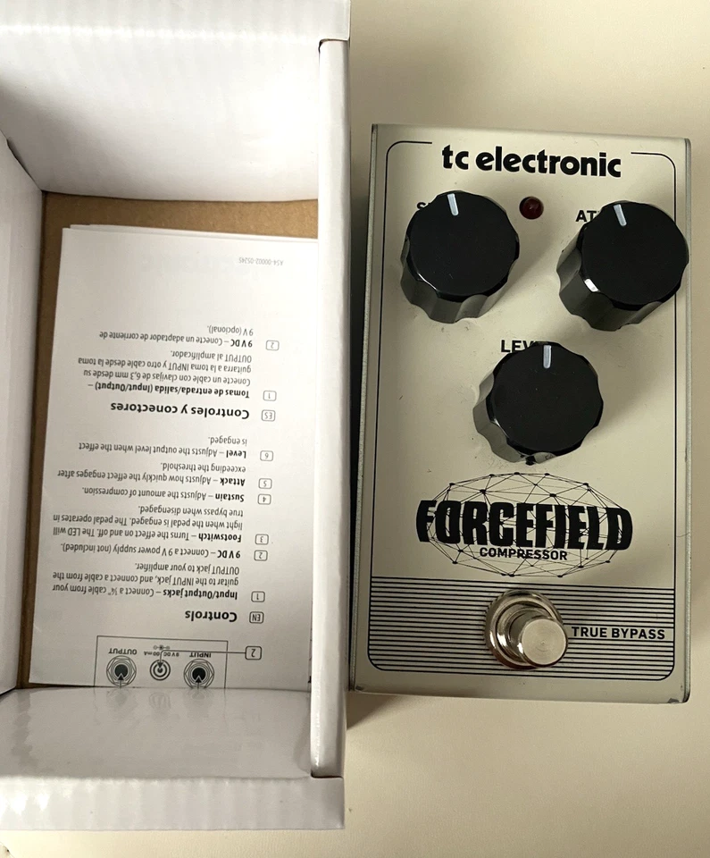 TC Electronic FORCEFIELD COMPRESSOR Effets Guitare Electrique #C - Photo 3/4