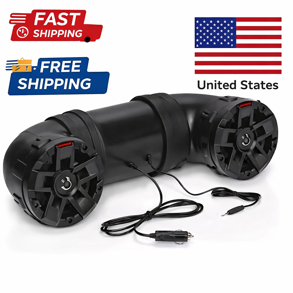 S Atv6.5b Utv Weatherproof Sound System 6.5 Inch Speakers