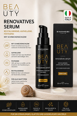BEAUTY Experience  Skin Care  30 ml renovative serum mit Schneckenschleim