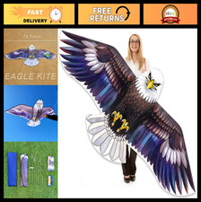 Large Bald Eagle Kite - Easy to Fly Single Line Kite for Kids  Adults, Perfect