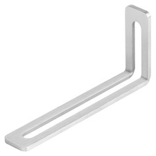 6 PCS 5-1/2"L x 1" W x 2-1/2"H Slotted L Angle Brackets Adjustable Corner Bra...