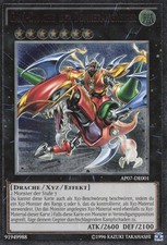 YuGiOh Gaia-Drache, der Donnerangreifer AP07-DE001 Ultimate Rare Good unl.