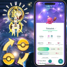 Pokémon PTC—TRADE Go — Shiny Tinkatink — Registered/Unregistered —Digital♻️