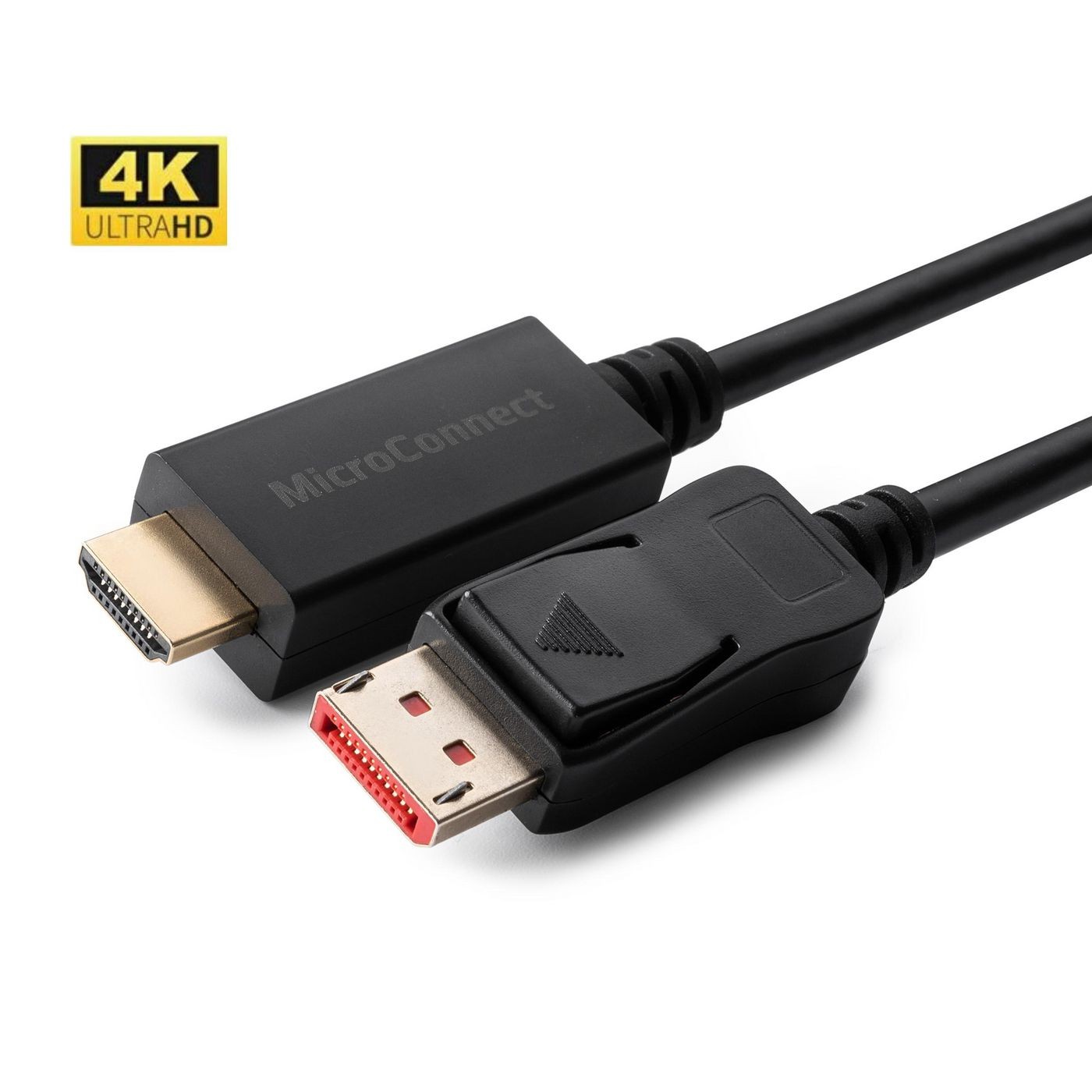 MicroConnect MC-DP-HDMI-0504K DisplayPort 1.4 to HDMI 2.0 Cable, 0.5m, 4K