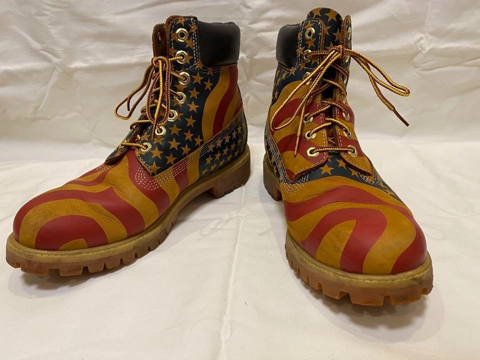 Bota Impermeable Supreme Timberland Stars Stripes Premium US9 Foto 2 de 4