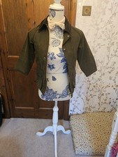 Barbour Children's Beaufort  Wax Jacket Size XS
