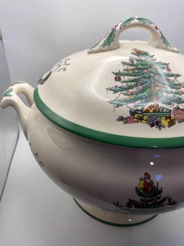 Spode, sapin de Noël, soupière, Made in England, avec couvercle - Photo 3/7