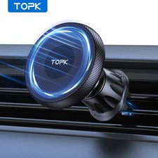 Magnetic Car Phone Holder ? Magsafe Compatible, Single-Hand Operation Mount