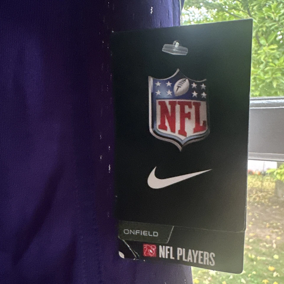 耐克 Baltimore Ravens Onfield 球衣 Joe Flacco #5 Med 女式全新带标签 — 第 2/4 张图片