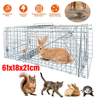 Large Live Humane Cage Trap for Squirrel Chipmunk Rat Mice Rodent Animal Catcher