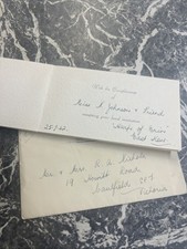 VINTAGE COVER ENVELOPE PROP STAMP MAIL 1940s NICHOLS CAULFIELD HARP OF ERIN PUB