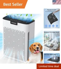 3-Stage Filtration Air Purifier with Aroma Diffuser - Ideal for Homes with Pets
