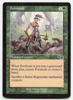 Fortitude 253 Common Urza's Saga Magic: The Gathering Near Mint