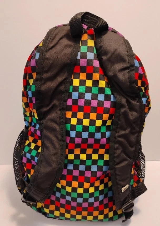 范斯品牌彩虹方格板背包/书包 — 第 4/4 张图片