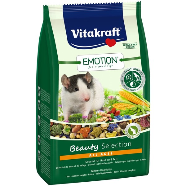 Vitakraft Emotion Beauty All Ages Ratte 600 G Futter Rattenfutter Nagerfutter-image