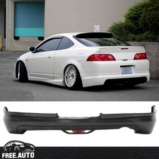 For 05-06 Acura Rsx Dc5 Type-s 2dr Mugen Style Rear Bumper Lip Wled Brake Light