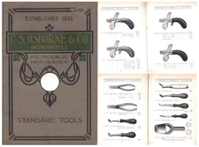Orig. C.S. Osborne, Newark 63 Pg. Catalogue of Leather Tools - mjdtoolparts
