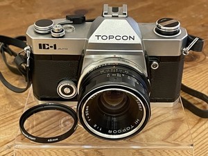 Topcon IC-1 Auto 35mm SLR Film With Tokyo Kogaku 50mm F/2 Lens Now With Cap!