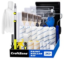 30PCS Paint Roller Kit with Extension Pole-2 ...
