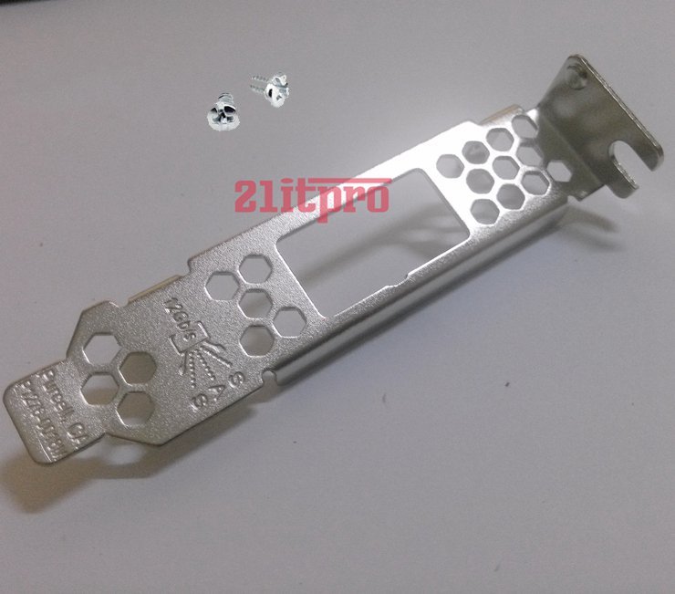 LOW BRACKET PLATE P1276-0022M for LSI00343 SAS 9300-8e Host Bus Adapter ...