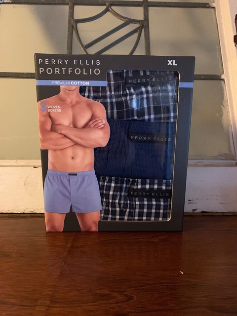 perry ellis boxers 3 pack