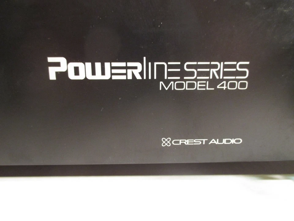 Crest Audio powerline model 400 2 channel  Power Amplifier - Image 4 of 4