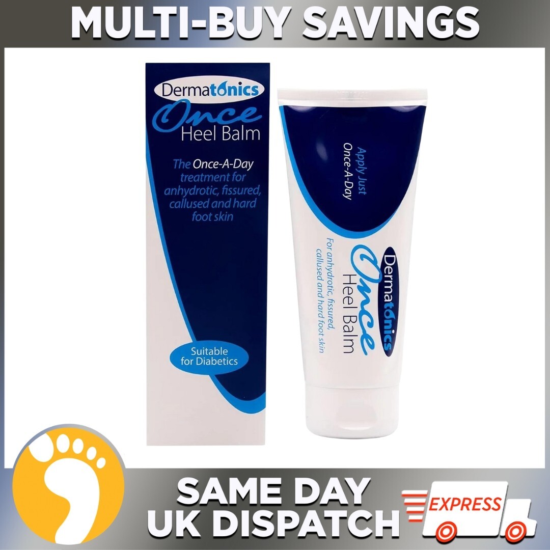 Heel Balm Ccs Foot Cream 25 Urea Dermatonics Once Heel Balm 75ml