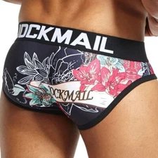 JOCKMAIL Men Quick Dry Pouch Underwear Boxer Briefs Jockstrap Bikini Swimwear
