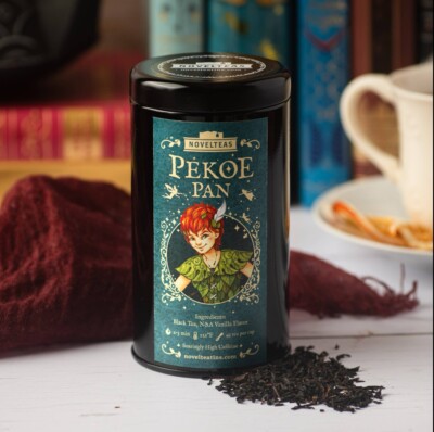 Pekoe Pan - J.M. Barrie Loose Leaf Tea in Tin - NovelTeas (2 ounces)