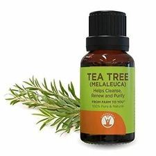 Tea Tree Melaleuca - 15ml each- Essential Oil Blend by GuruNanda - Aromat