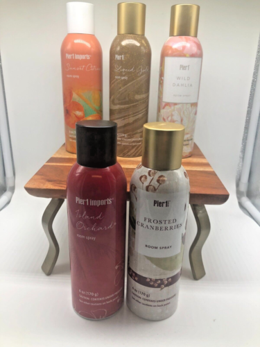5 Assorted 6oz. Pier 1 Room Sprays
