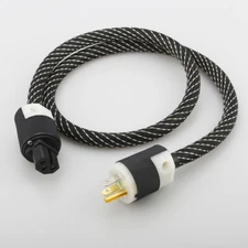 Amplifier 12AWG 3 Prong US AU HiFi Audio Power Cable EU Schuko OFC Power Cord