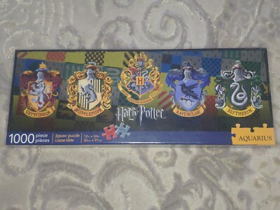 Wassermann 73029 Harry Potter Wappen Slim 1000 Teile Puzzle Neu Vollständig