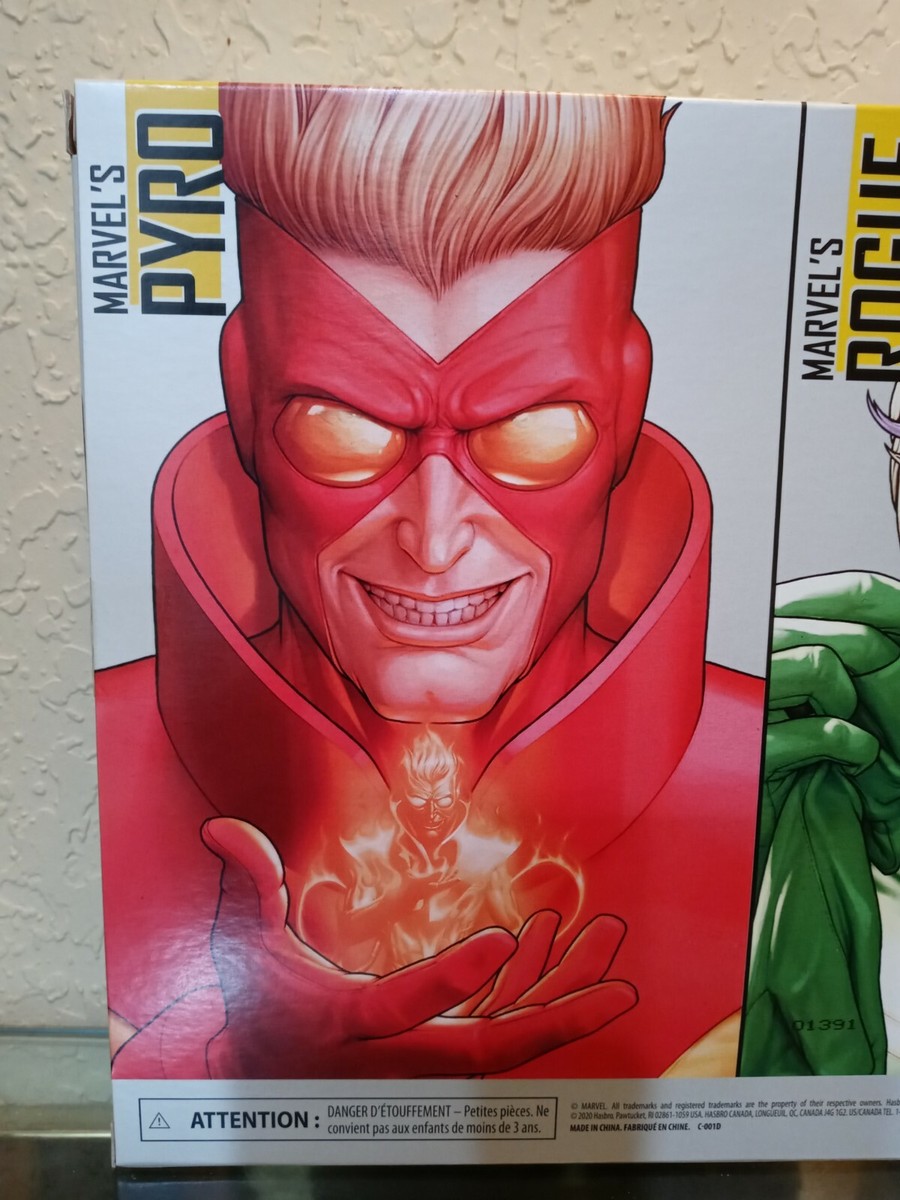 X-メン20周年記念マーベルレジェンドローグ&パイロ 2-パック X-Men 20th Anniversary Marvel Legends Rogue & Pyro Action