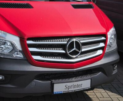für MERCEDES Sprinter W906 FL 2013-2018 Chrom Grill Leisten Edelstahl