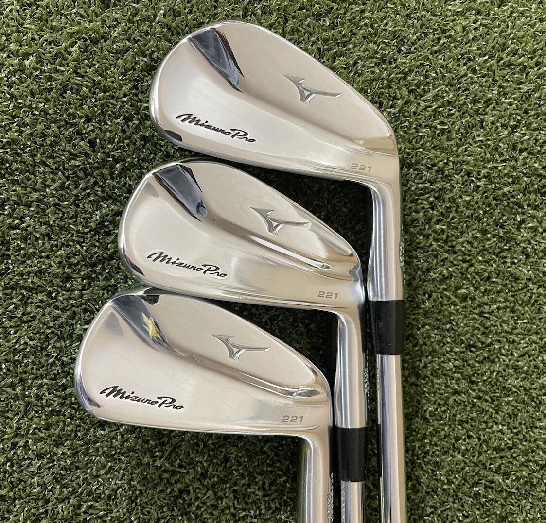 Mizuno Pro 221 Irons 3,4,5 Only Mens RH - Project X LZ 115 5.5
