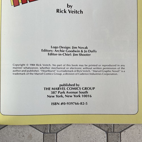 Heartburst by Rick Veitch Marvel Graphic Novel 1984 - Picture 3 of 7