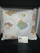 Bunny Bears Theme's gifts Small pillow 12"x11" Quilts New C