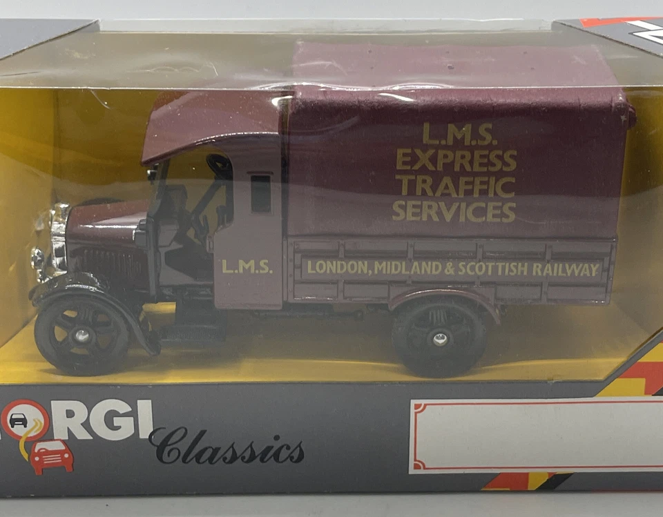Corgi L.M.S. Express Traffic Services 1929 Thornycroft Van Truck - Image 2 of 3