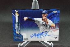 Michael Brosseau RA-MBR 2020 Topps Chrome Blue Refractor - RC Autograph 48/150