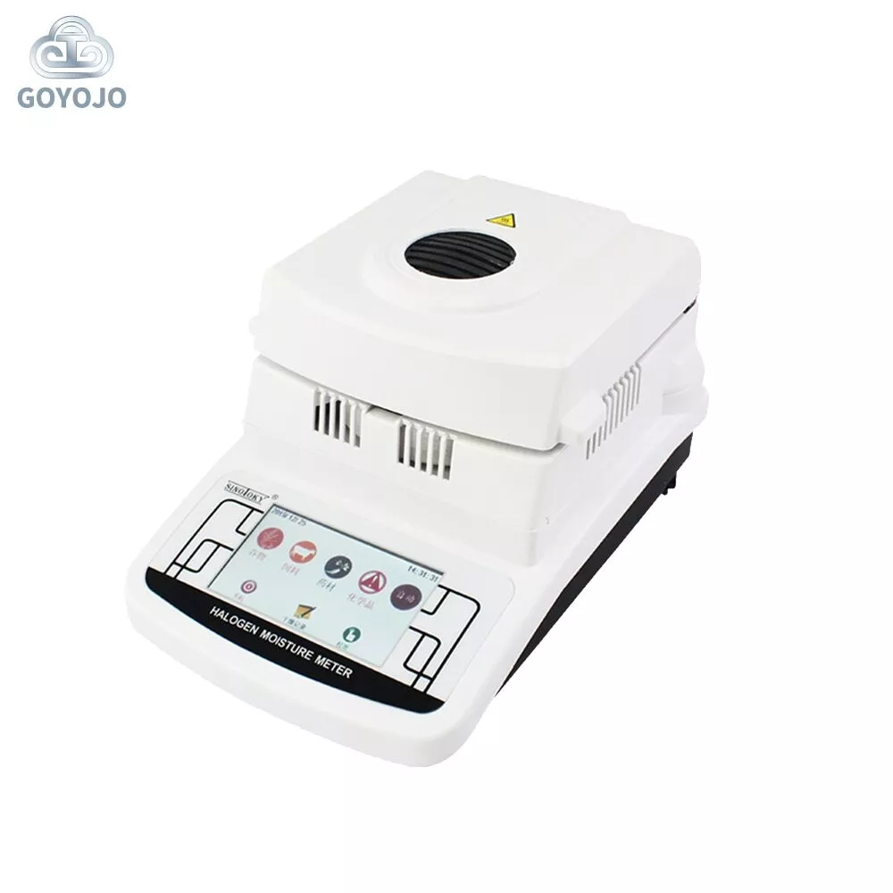 Lab Digital Moisture Analyzer Tester Halogen Moisture Meter Touch Screen MS105