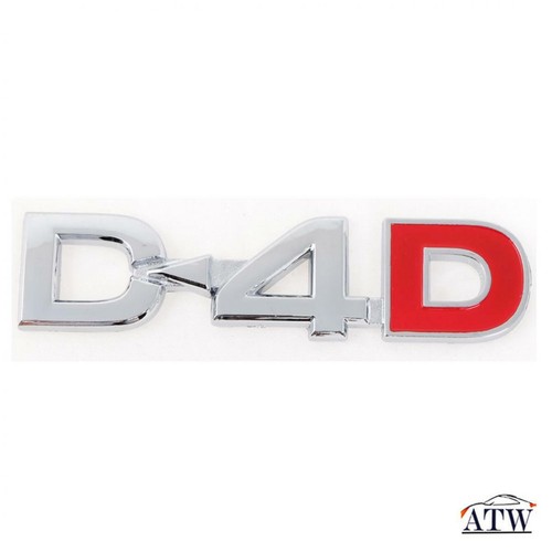 FOR TOYOTA HILUX VIGO SR5 MK6 MK7 D4D BADGE ENBLEM DECALS LOGO CHROME SMALL - Picture 3 of 3