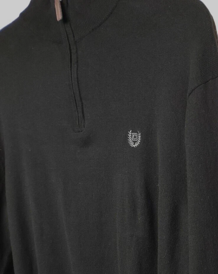 Chaps Pullover Zip Sweater XL Cotton Cashmere  - Image 3 of 4