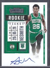 AARON NESMITH 2020-21 PANINI CONTENDERS ROOKIE TICKET VARIATION AUTO RC #101
