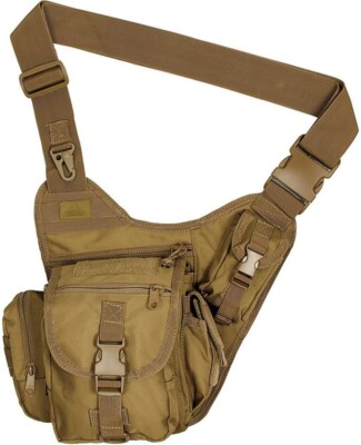 Red Rock Outdoor Gear Sidekick Sling Bag Tan Quick-Release Buckle Hands-Free