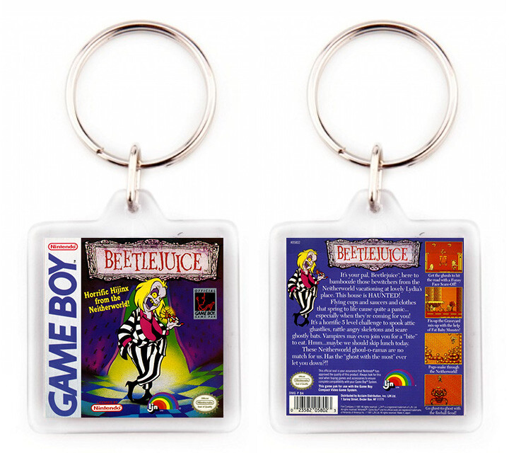 BEETLEJUICE NINTENDO GAME BOY Porte-Clés