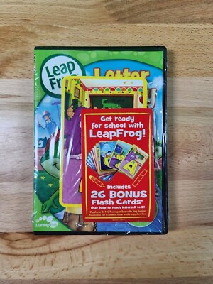 Leap Frog Talking Words Factory DVD with Flash Cards Brand New Sealed Rare