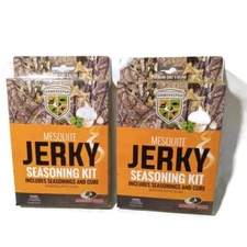 2 Gamekeeper Mossy Oak Jerky Seasoning Kits Mesquite Seasons 5lbs Meat Per Kir